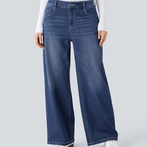 Halara Flex Wide Leg Athleisure Jeans